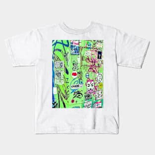 Green Street Sticker Urban Tag NYC Kids T-Shirt